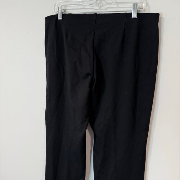 Eileen Fisher Women's Pants Pull On Stretch Straight Leg Tapered Black 14 - Picture 5 of 9